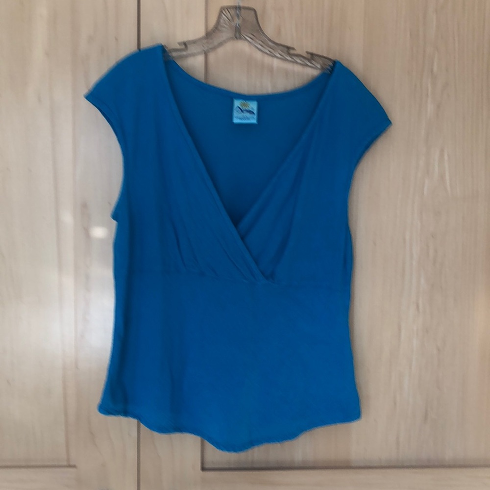 Cotton cross-front top XL